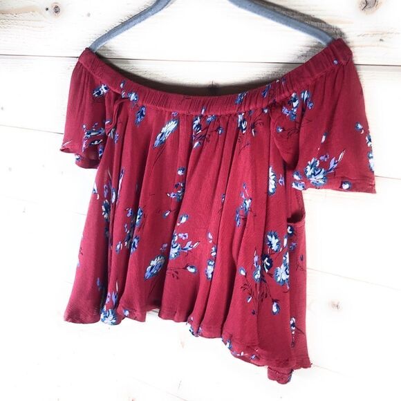 RAGA Sangria Floral Flutter Top - Picture 5 of 8